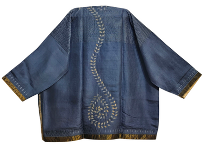 Semi Stitched silk cutwork applique Short Tunic