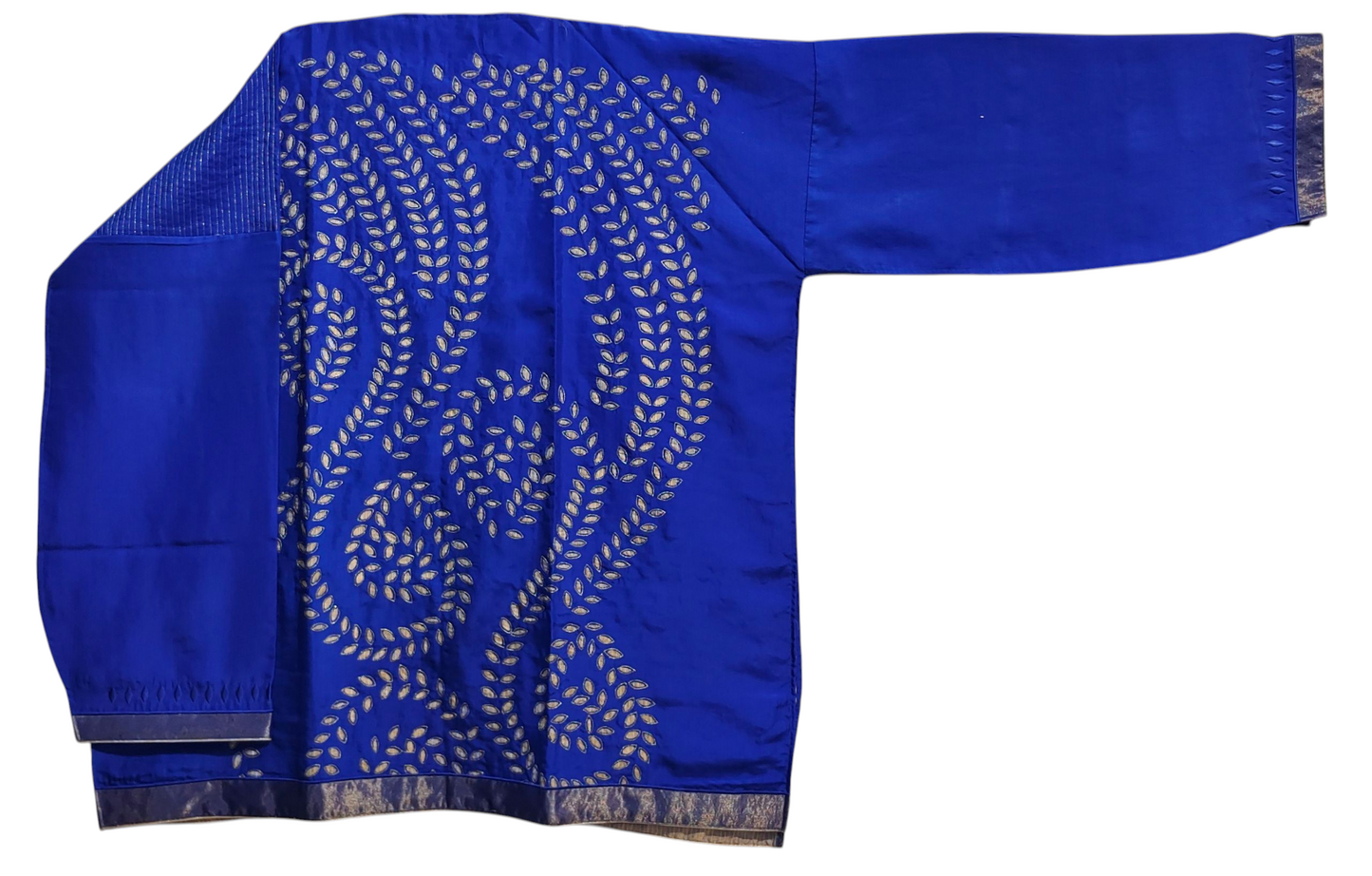 Semi Stitched silk cutwork applique Short Tunic