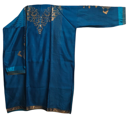 Semi Stitched Formal chanderi Suitset