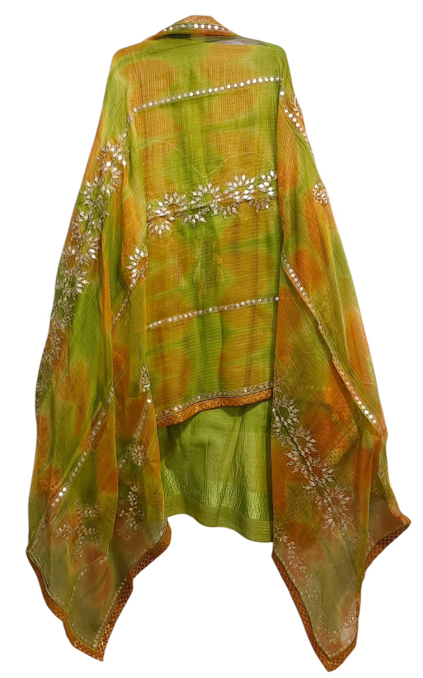 Semi Stitched Formal chanderi Suitset