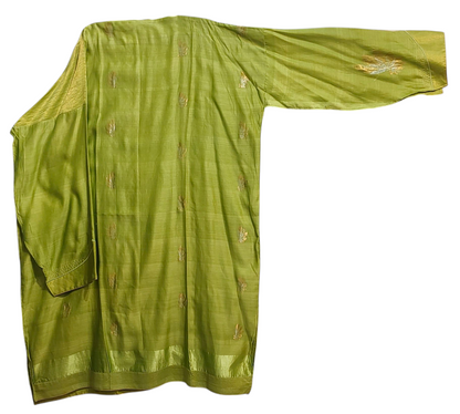 Semi Stitched Formal chanderi Suitset