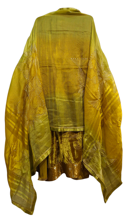 Semi Stitched Formal velvet Suitset