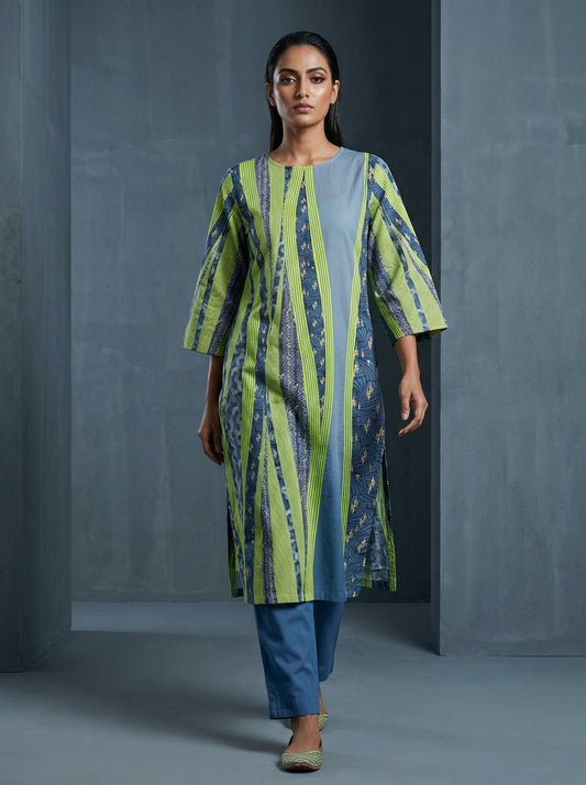 Semi Stitched cotton modal Kurta