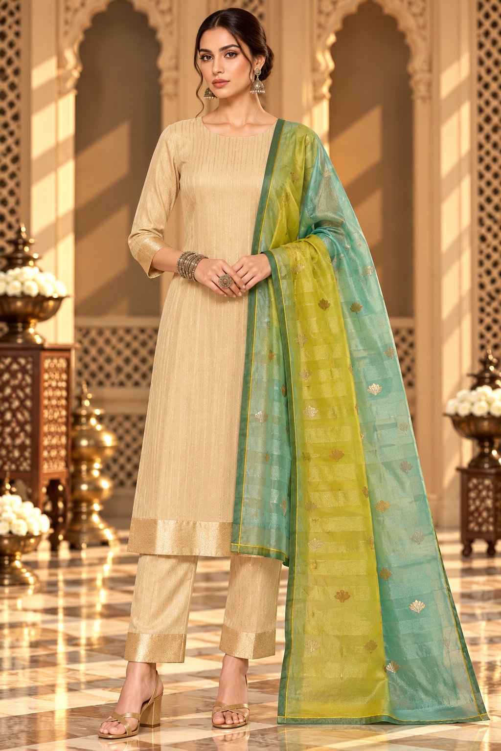 Formal Chanderi  Dupatta