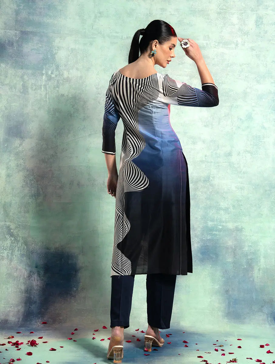 Semistitched chanderi suitset VISHAL KAPUR STUDIO