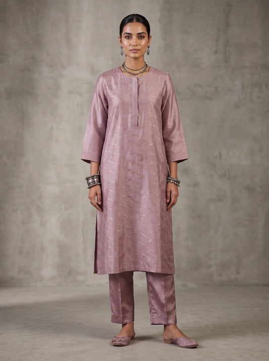 Semi Stitched Chanderi  Formal kurta