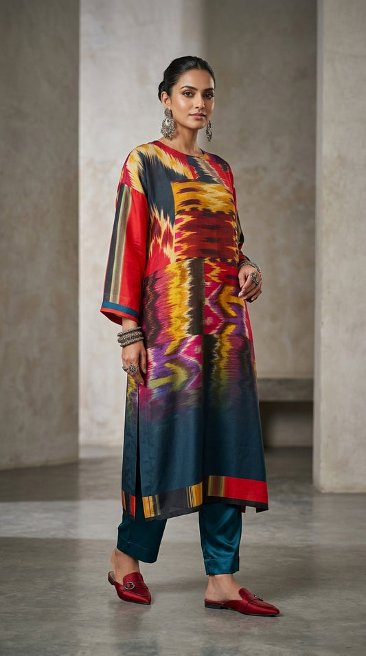 Semi Stitched Cotton lawn kurta