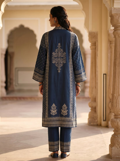 Semi Stitched Chanderi Casual kurta
