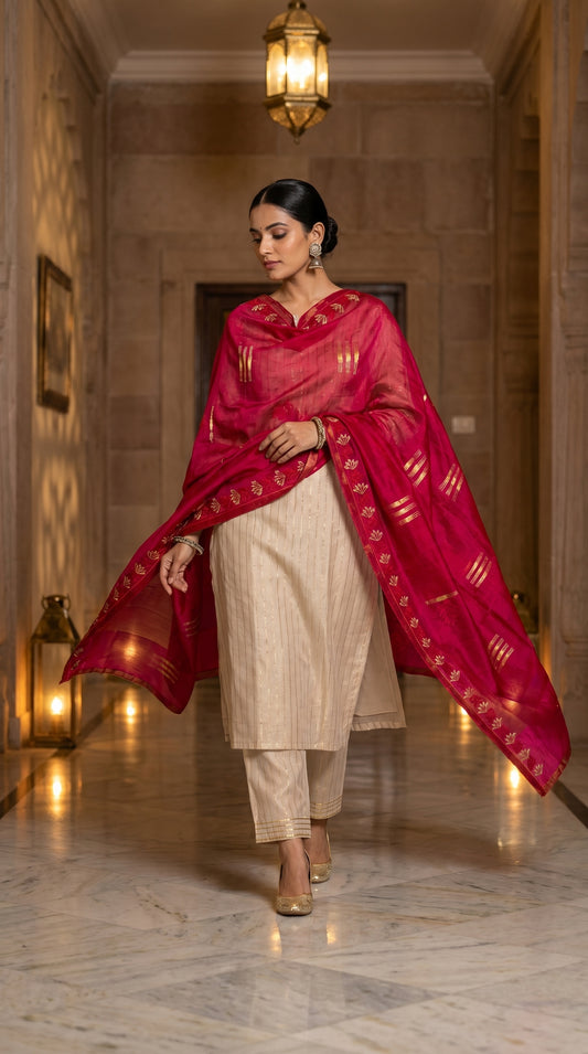 Formal Chanderi Dupatta