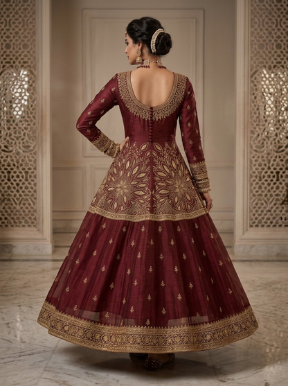 Embroidery Formal Anarkali Set