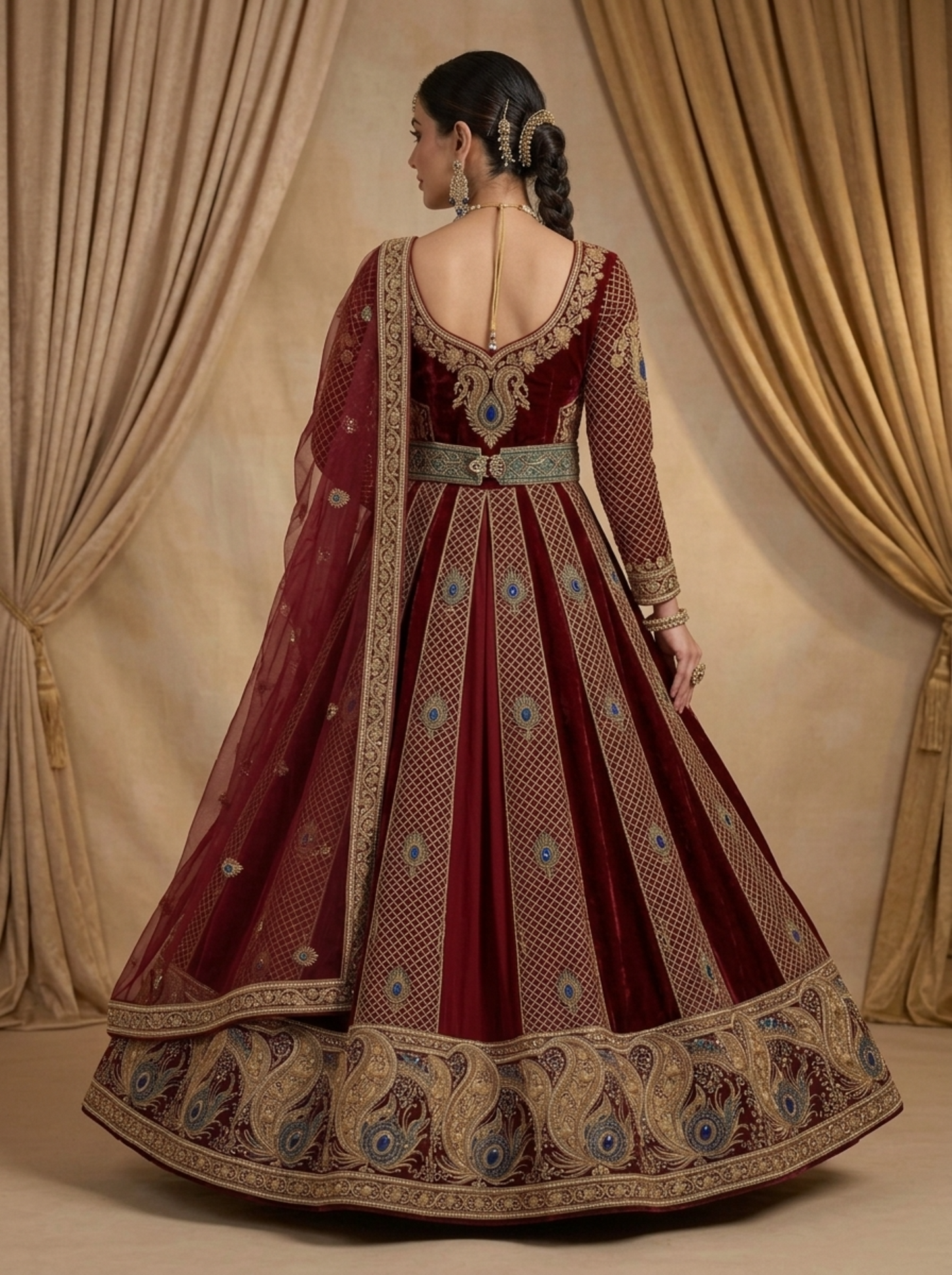 Embroidery Formal Anarkali Set