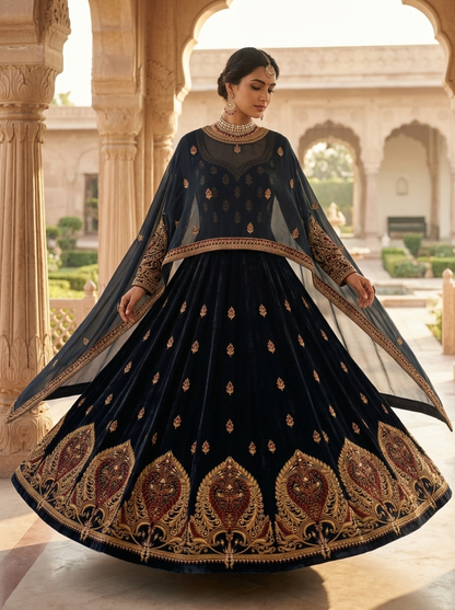 Embroidery Formal Anarkali Set