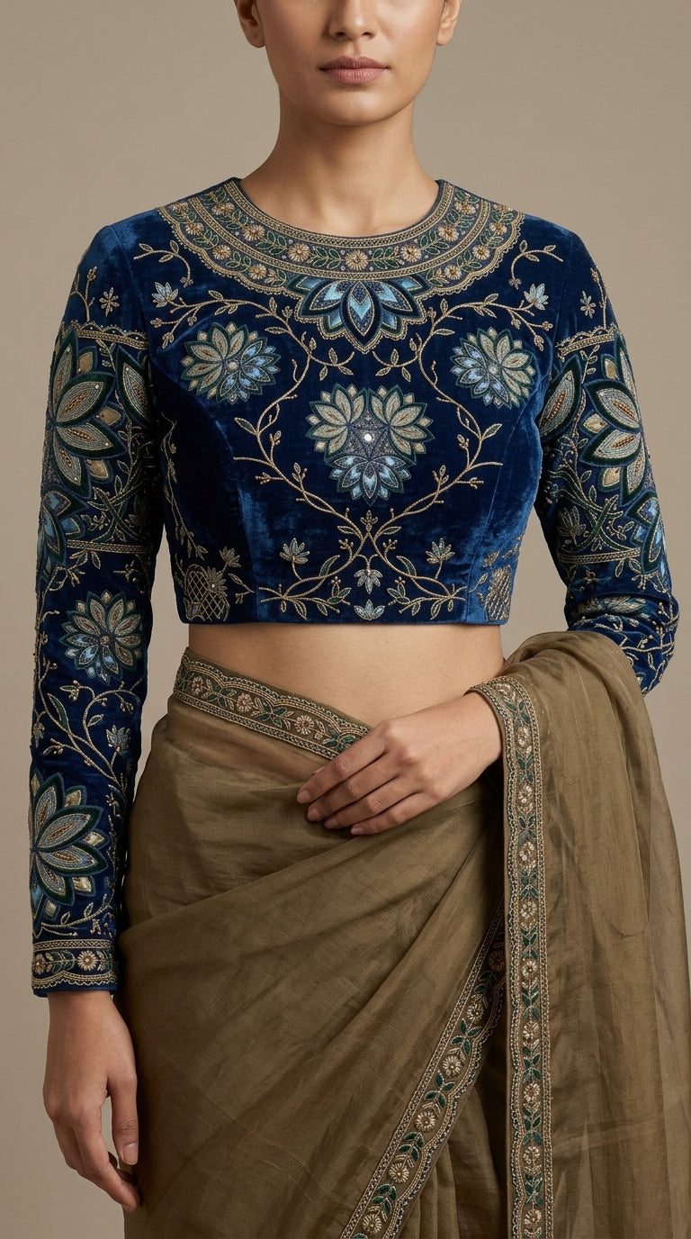 Formal Pure Silk Embroidered Saree