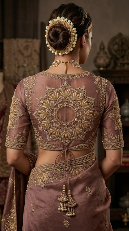Formal Pure Silk embroidered Saree