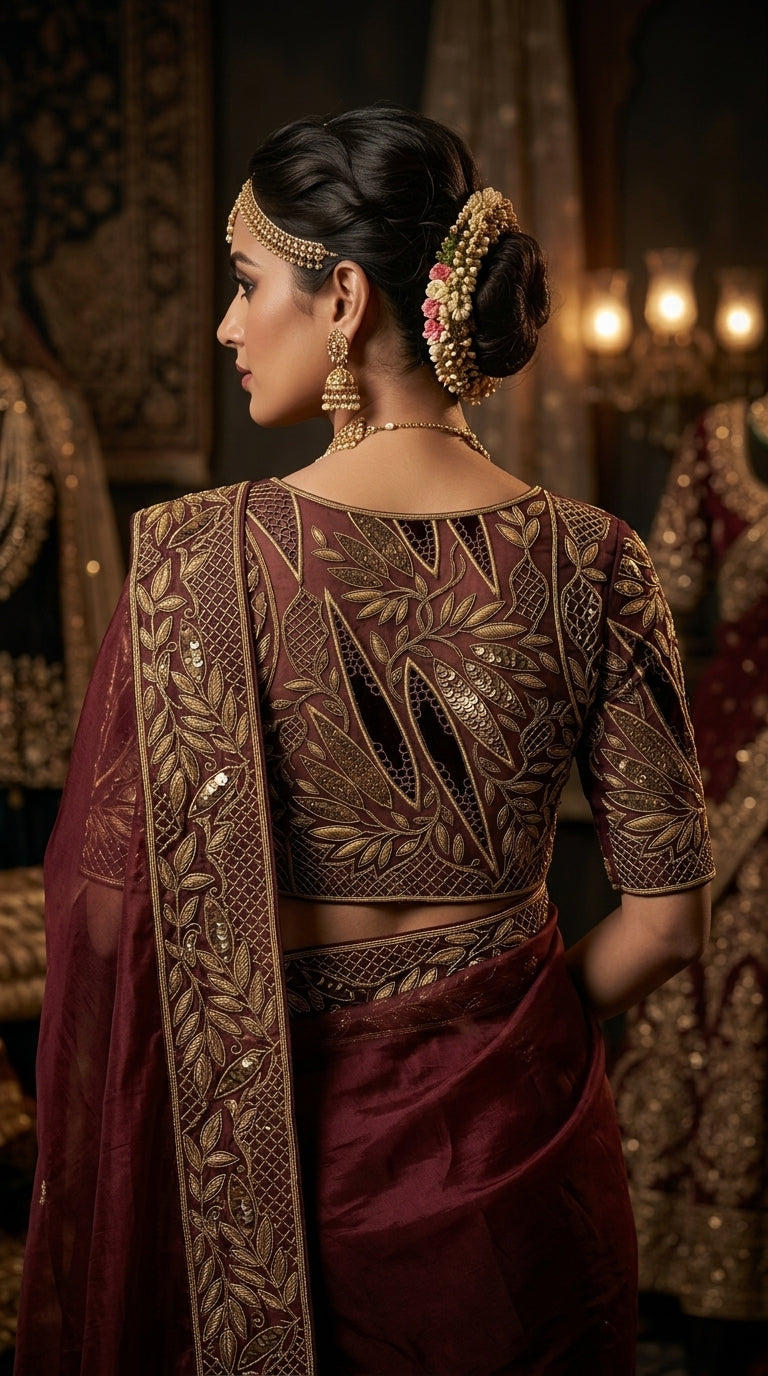 Formal Pure Silk embroidered Saree