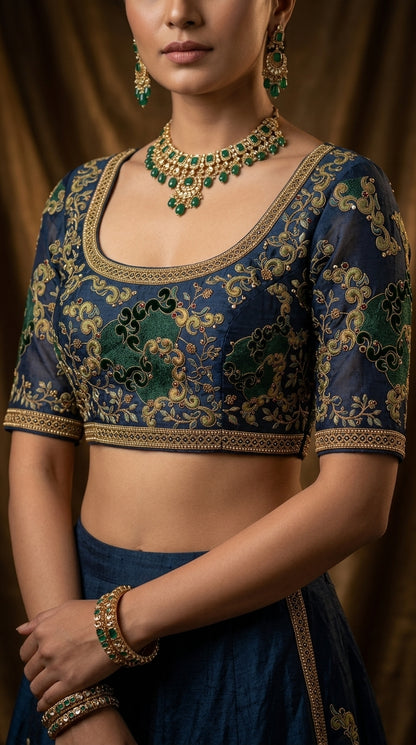 Formal Pure Silk embroidered Saree