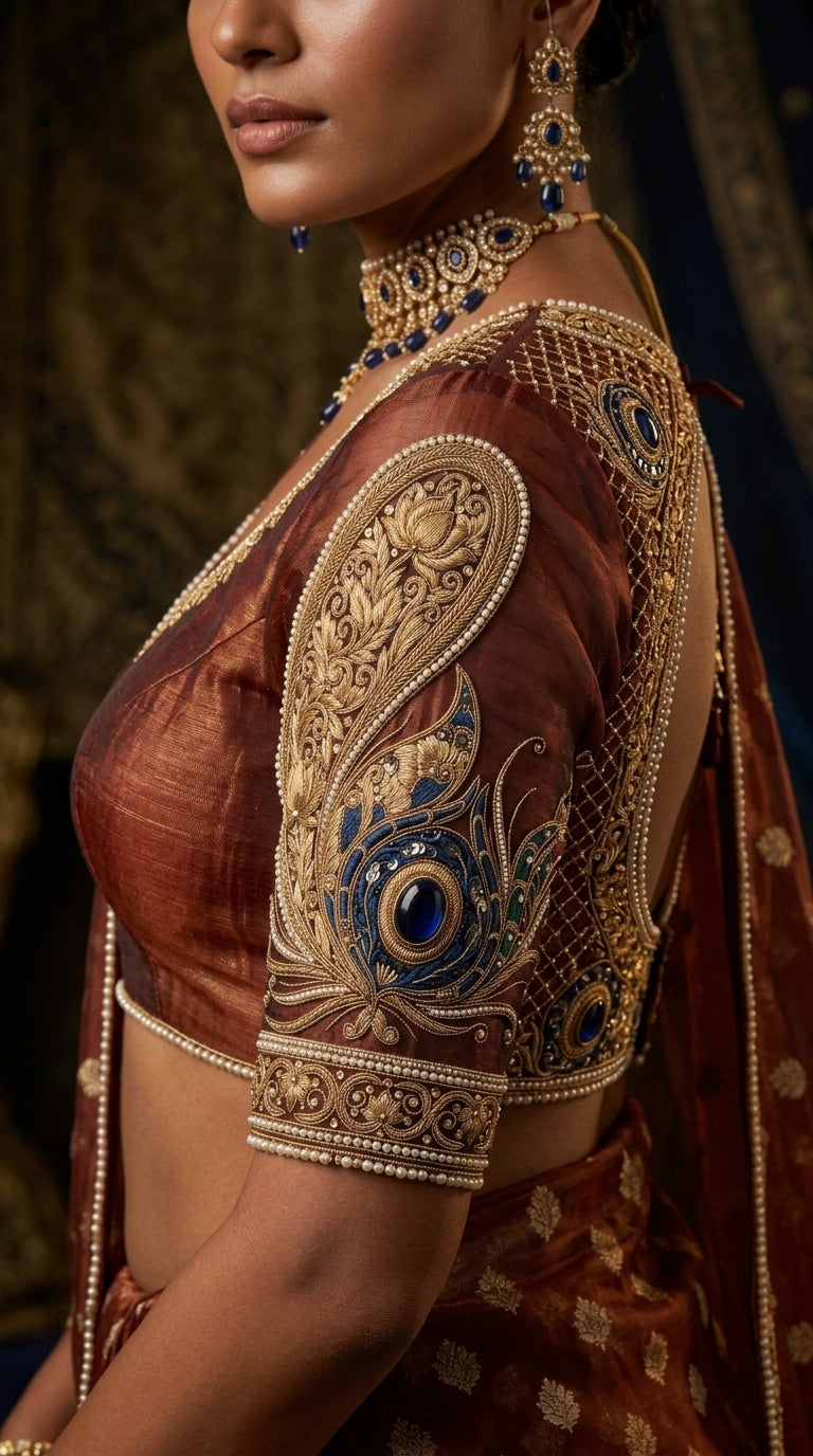 Formal Pure Silk embroidered Saree