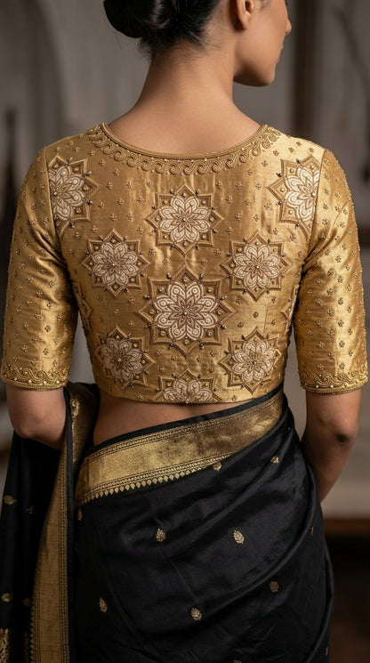 Formal Pure Silk embroidered Saree