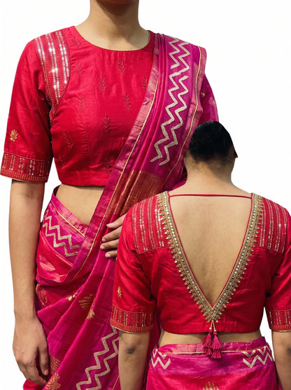 Formal Chanderi Silk Saree