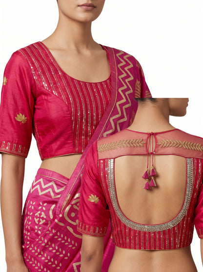 Formal Chanderi Silk Saree