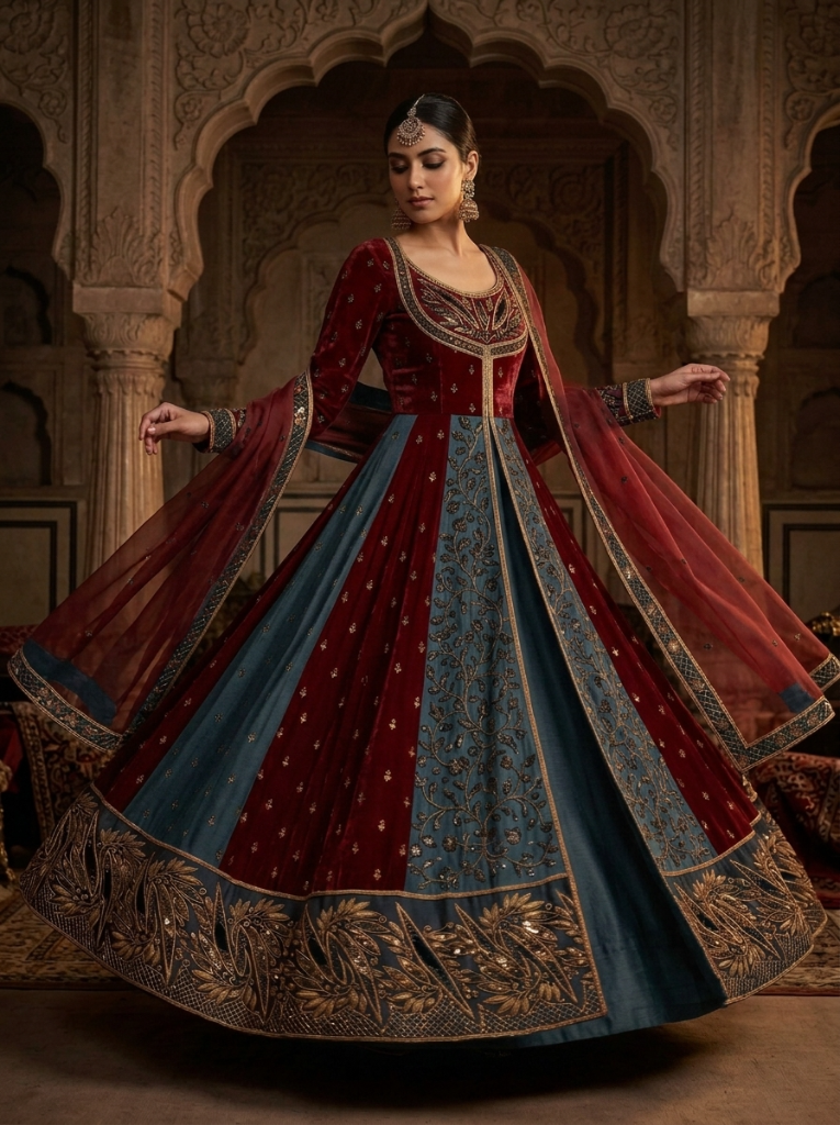 Embroidered Formal Anarkali Set
