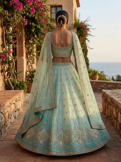 Formal embroidered Lehnga