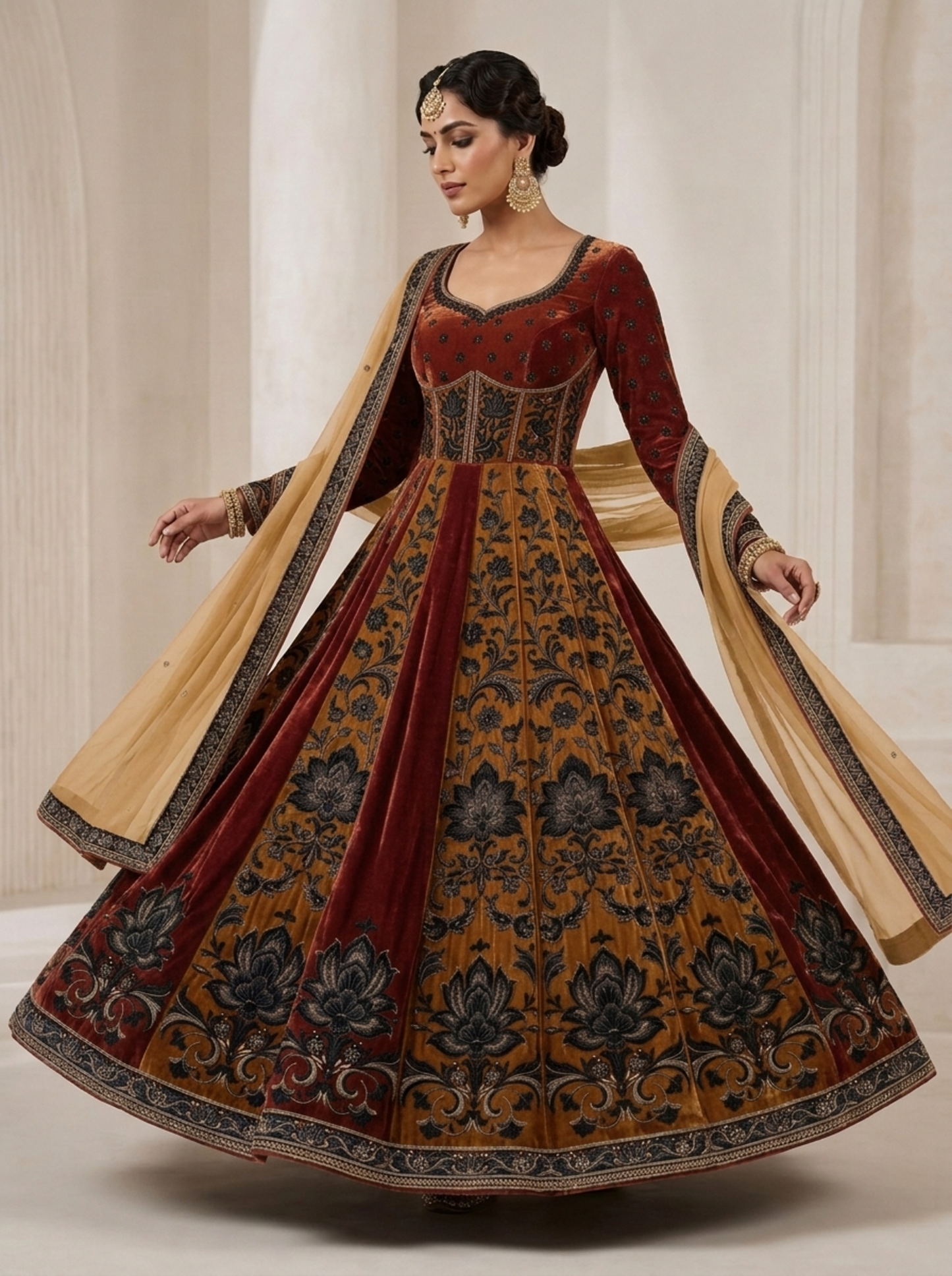 Embroidery Formal Anarkali Set