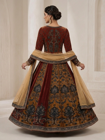 Embroidery Formal Anarkali Set
