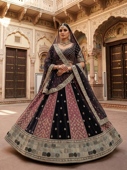 Formal embroidered Lehnga