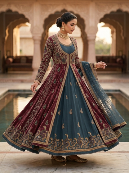 Embroidered Formal Anarkali Set