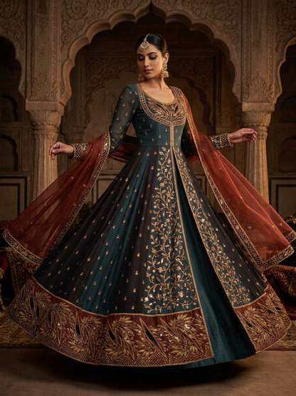 Embroidered Formal Anarkali Set