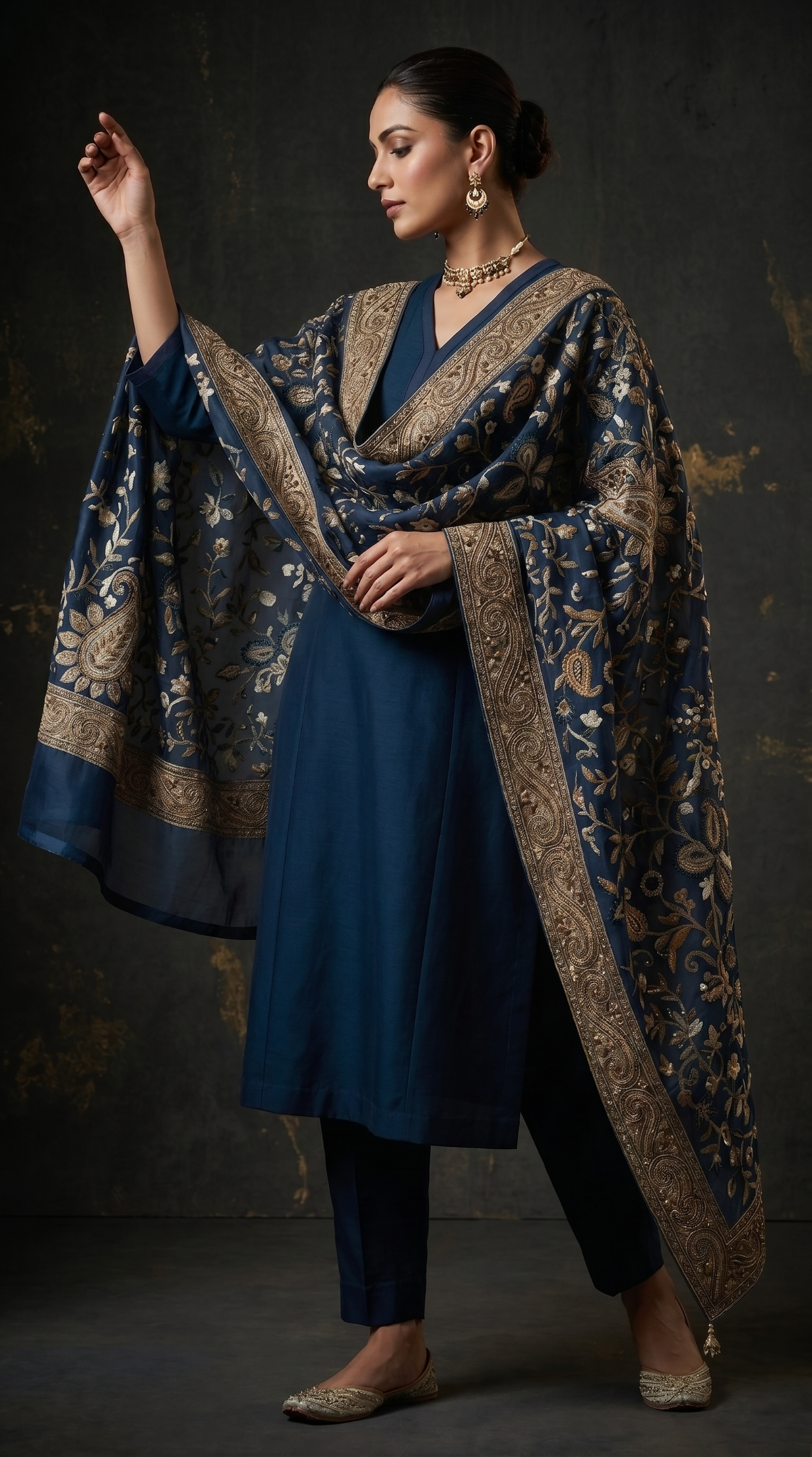 Formal Made to Order Embroidered Dupatta