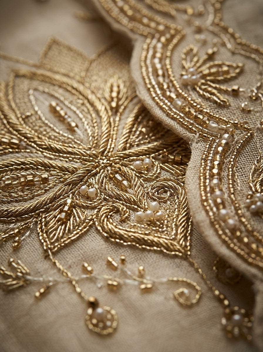 Formal Pure Silk embroidered Saree