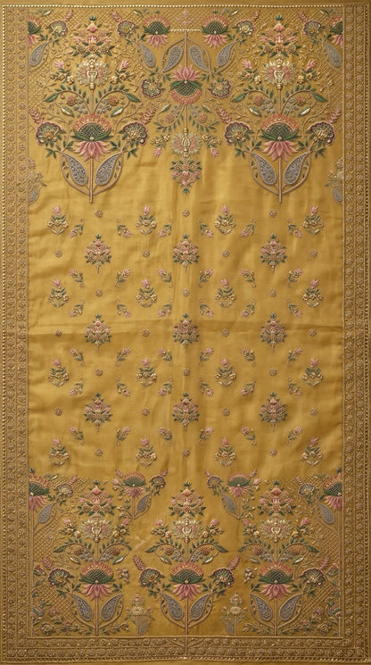 Customised Chanderi Embroidered set
