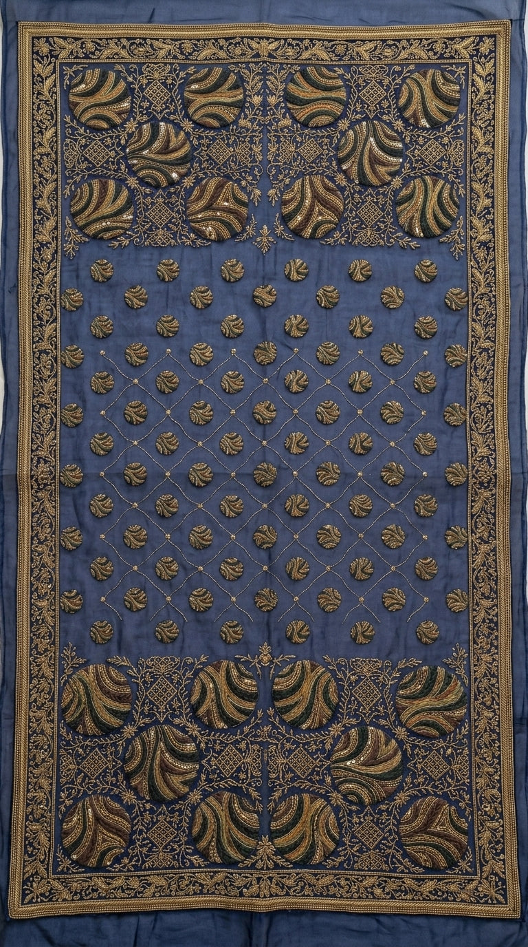 Customised Chanderi Embroidered set