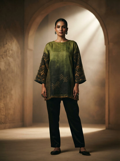 SemiStitched Printed Cotton Modal Tunic