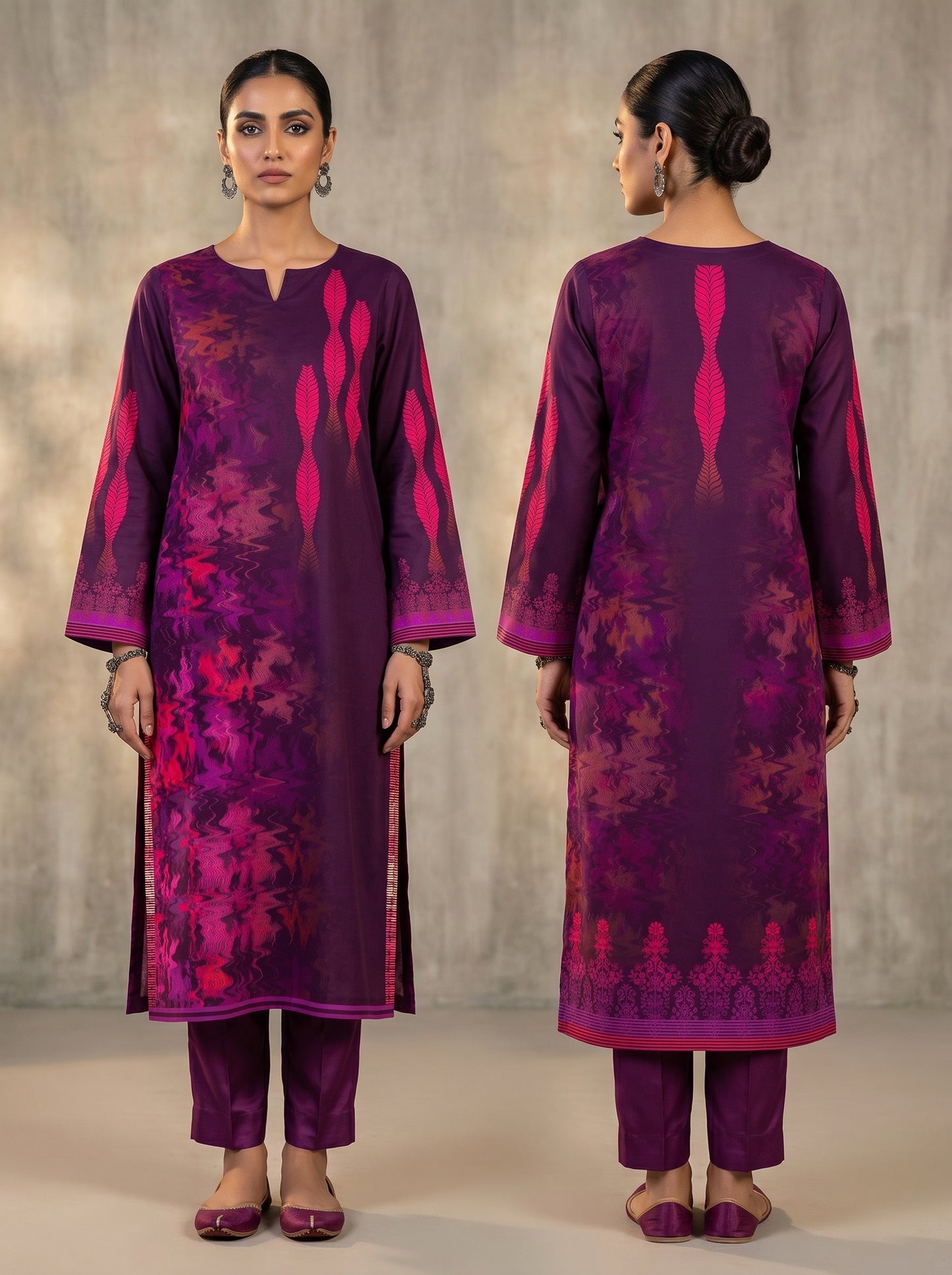 Semi Stitched Chanderi Casual kurta