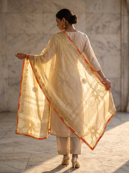 Formal Chanderi  Dupatta