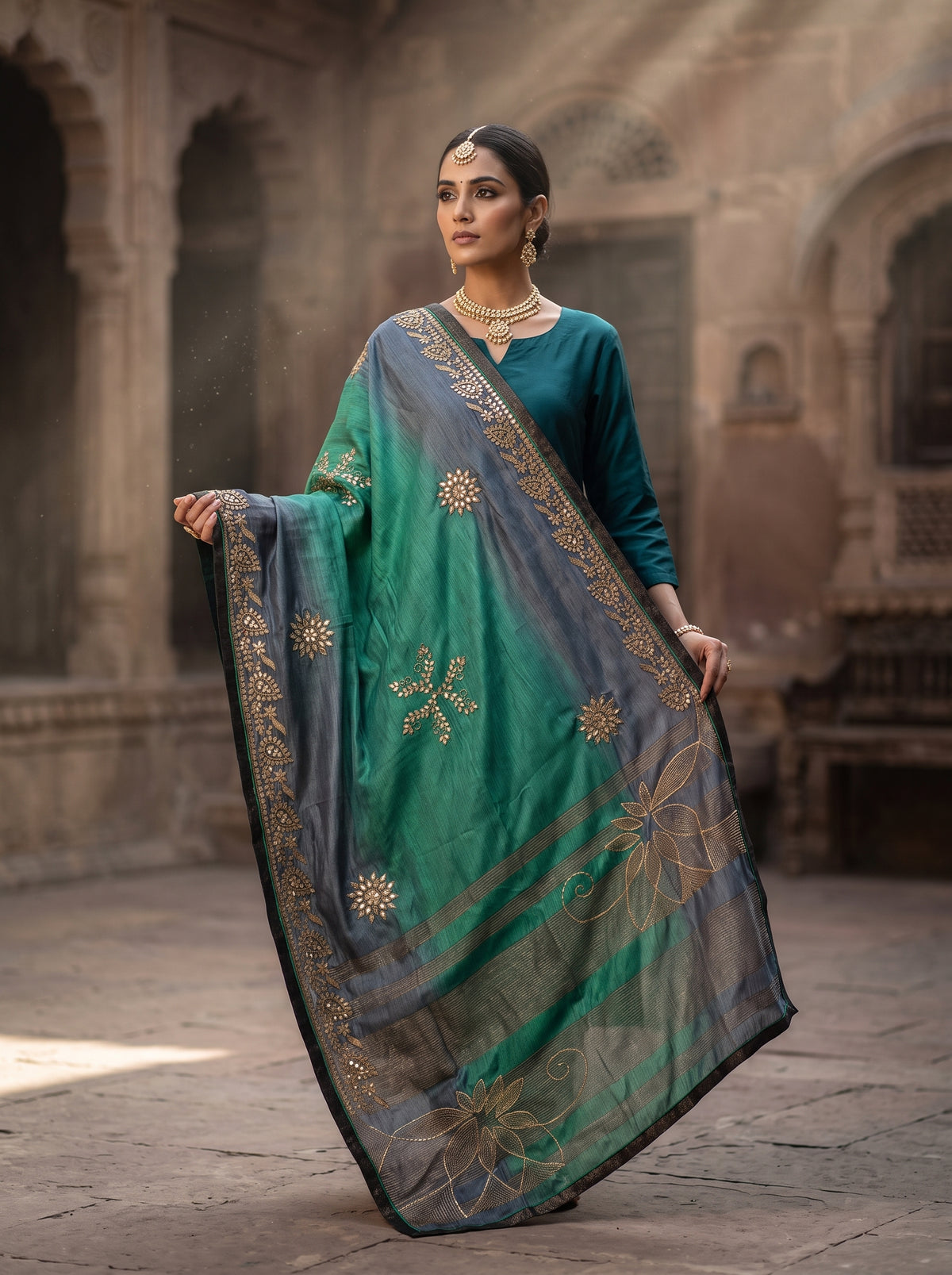 Formal Chanderi  Dupatta