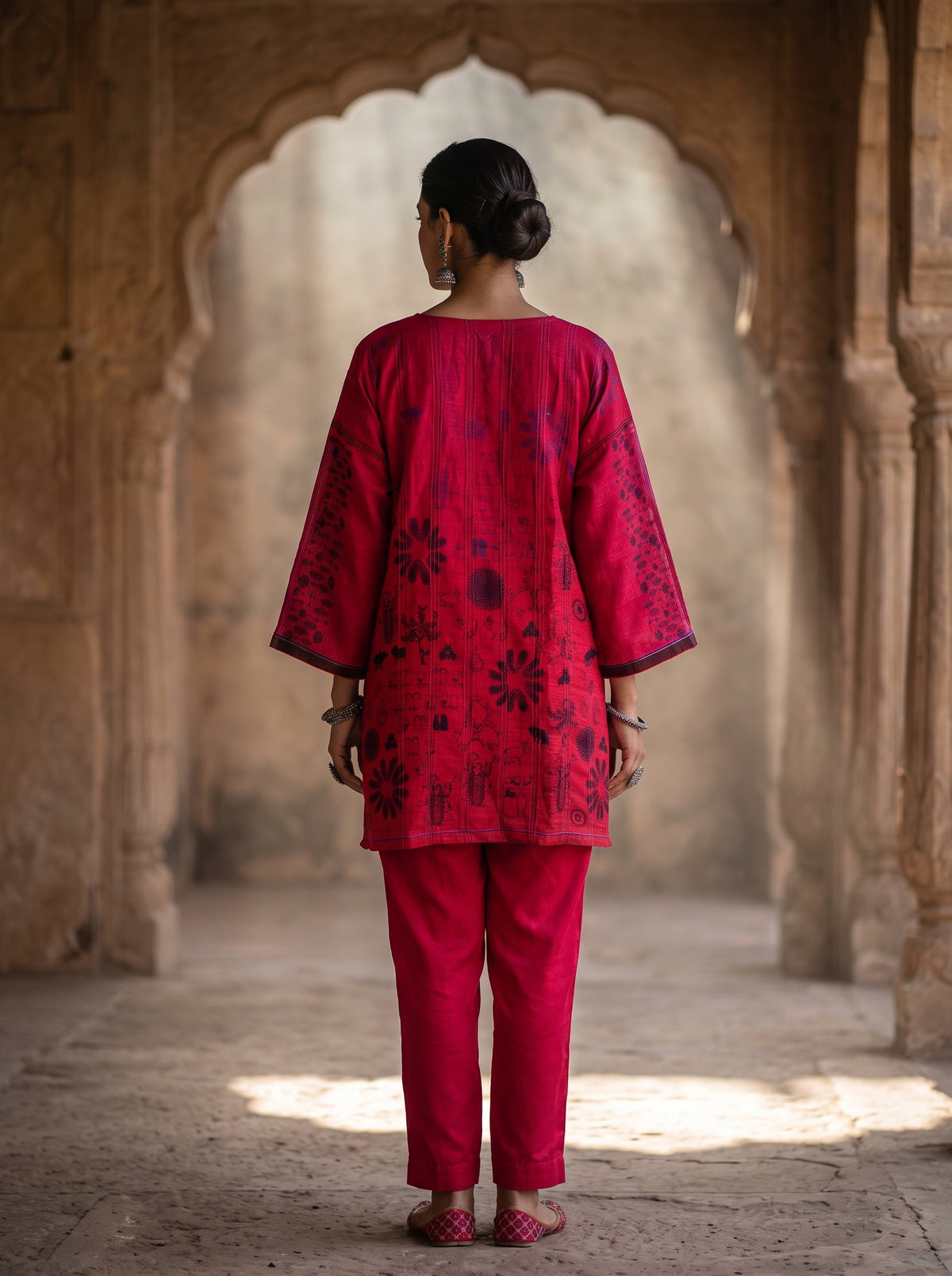 SemiStitched Printed Cotton Modal Tunic