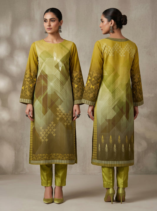 Semi Stitched Chanderi Casual kurta