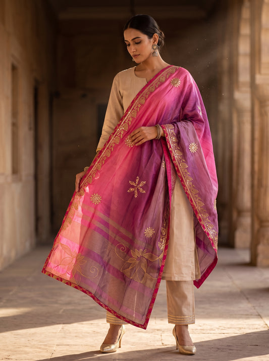 Formal Chanderi  Dupatta