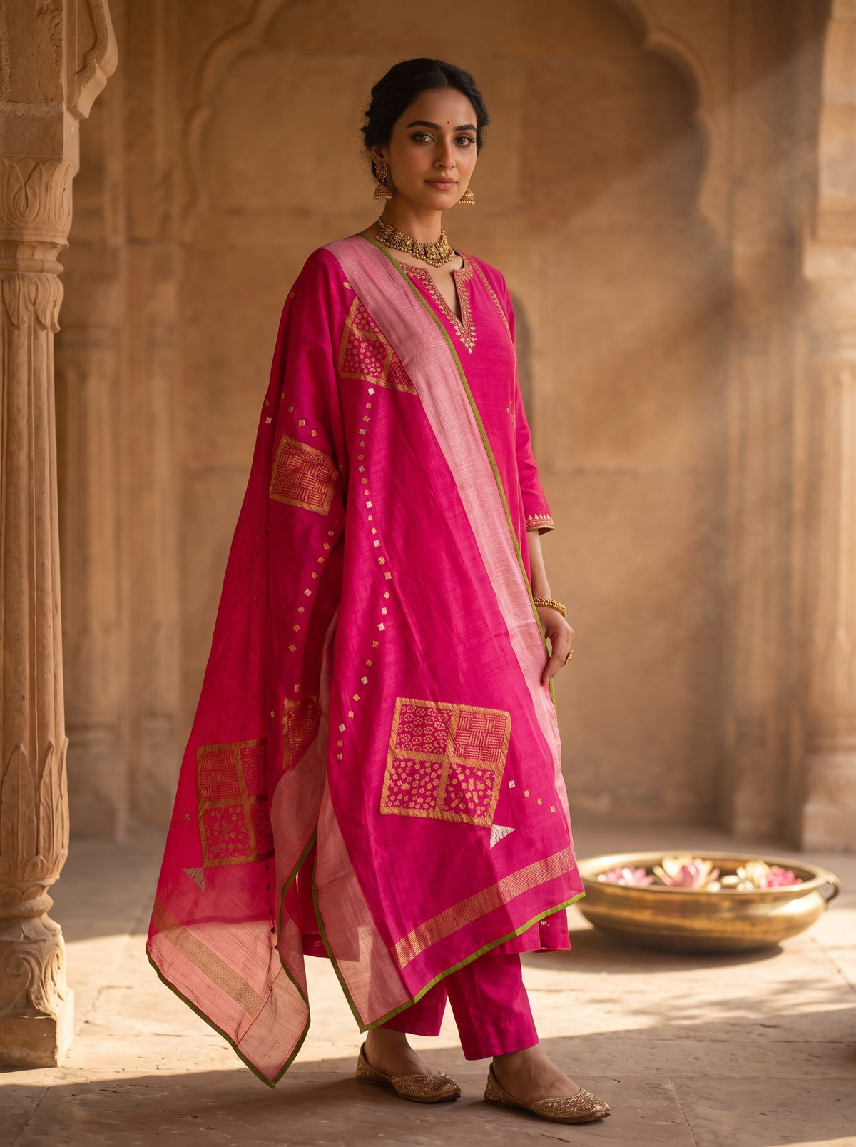 Formal Chanderi  Dupatta