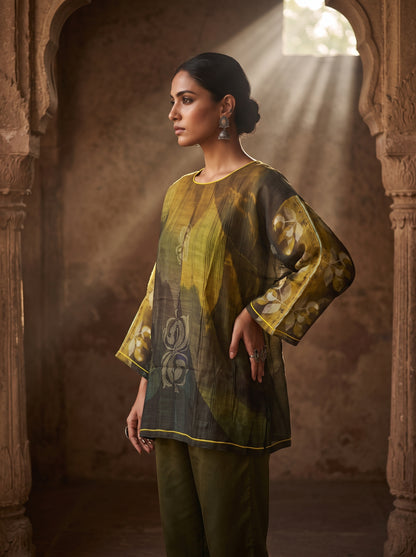 SemiStitched Printed Cotton Modal Tunic
