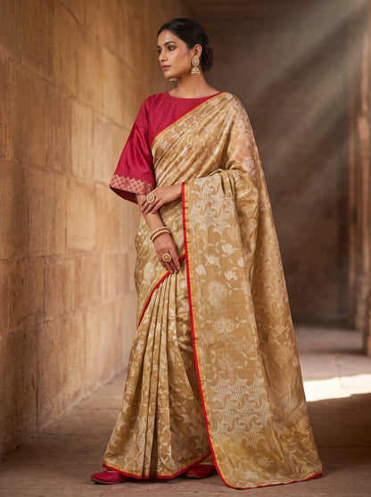 Cotton Casual Block Printed Saree