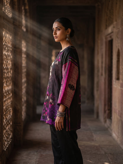 SemiStitched Printed Cotton Modal Tunic