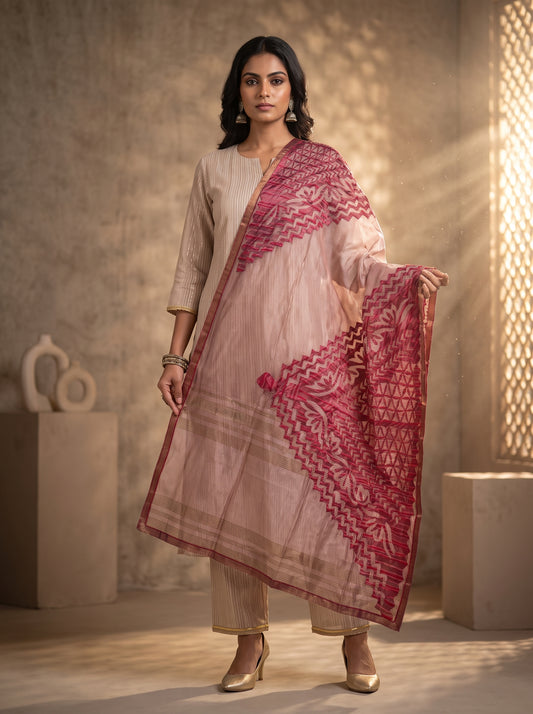 Formal Chanderi  Dupatta