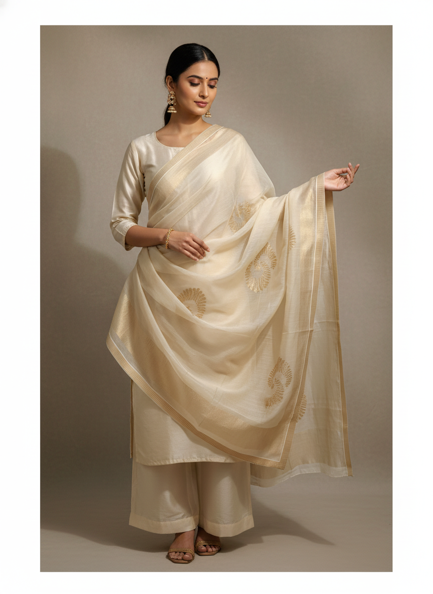 Formal Chanderi Dupatta