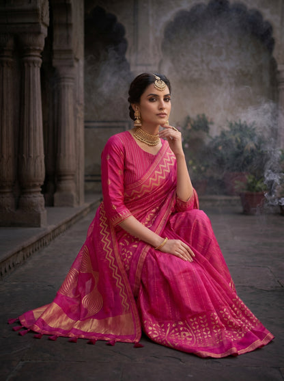Formal Chanderi Silk Saree