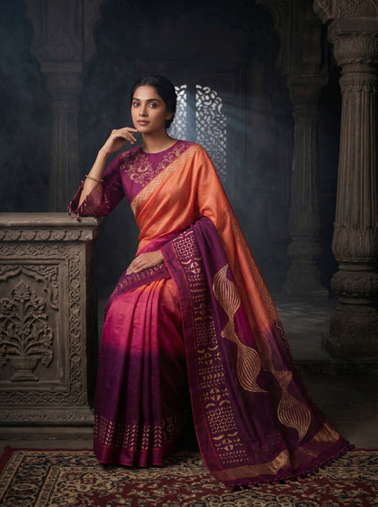 Formal Chanderi Silk Saree